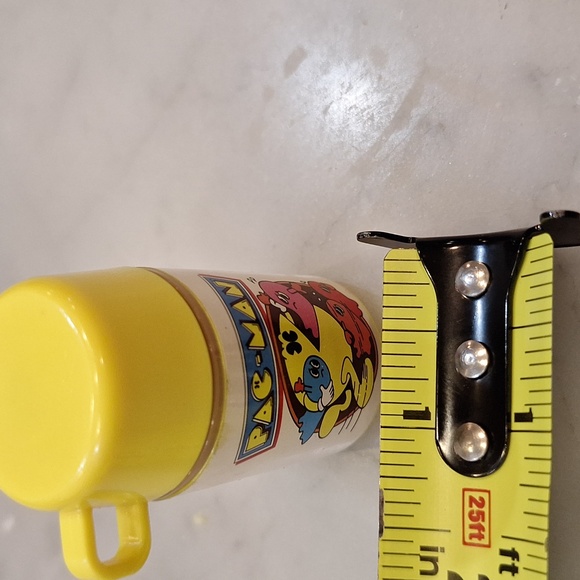 American Girl Pac-Man Yellow Mini Doll Thermos With Lid 80s Style - Picture 5 of 7